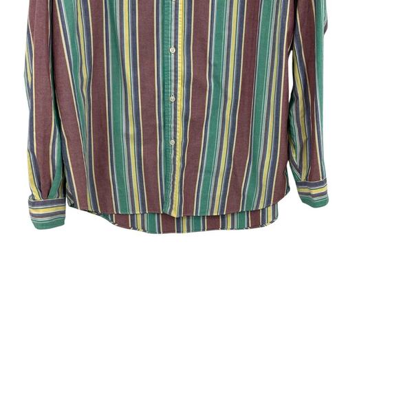 Ralph Lauren‎ Striped Oxford Butto Down Long Sleeve Shirt Multicolor Size XL - Picture 4 of 12